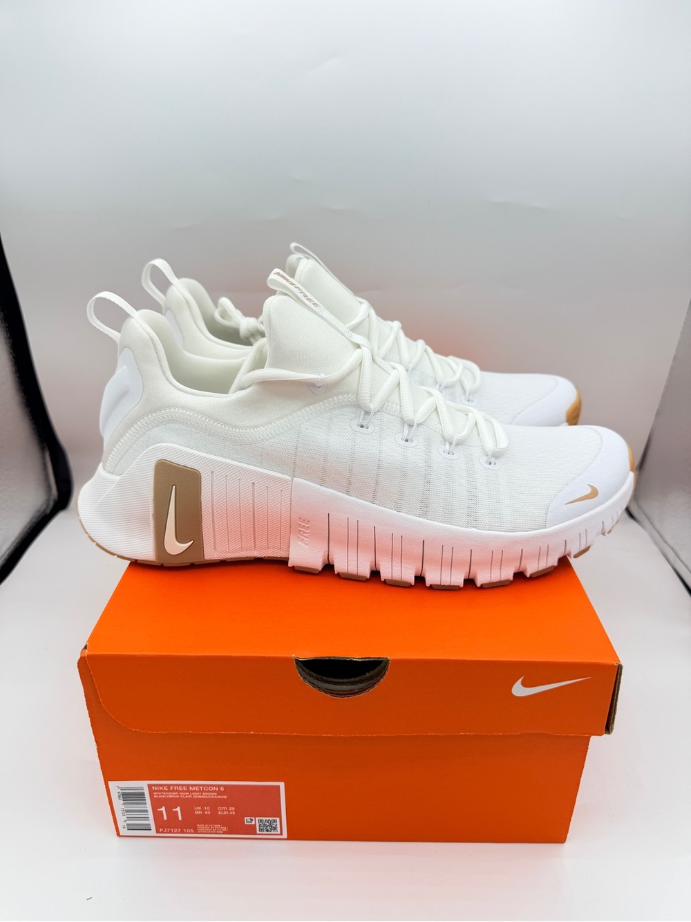 Nike Free Metcon 6 White Gum Training Shoes Men’s 11
